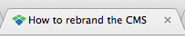 Favicon displayed