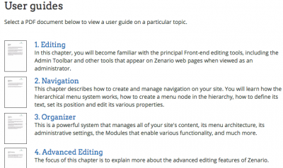 user guides