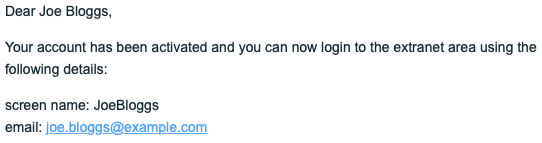 Twig email template sample first and last name