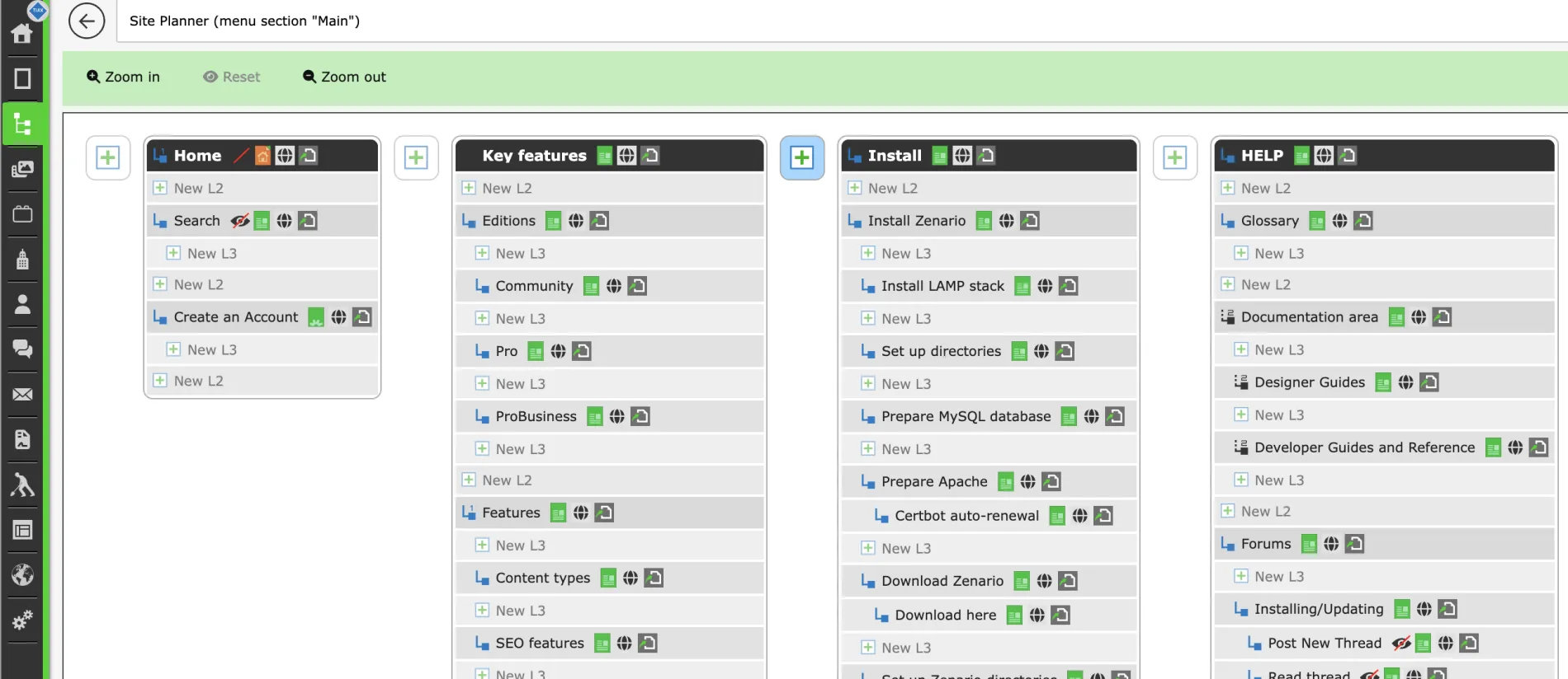 New Menu Site Planner 1