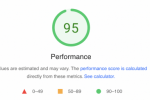 How does Zenario 9.3 achieve 95%+ PageSpeed scores?