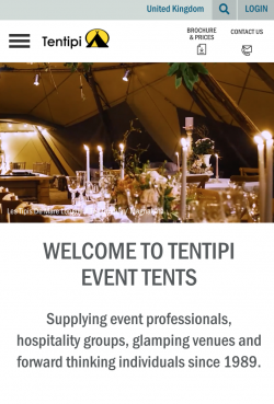Tentipi event tent mobile