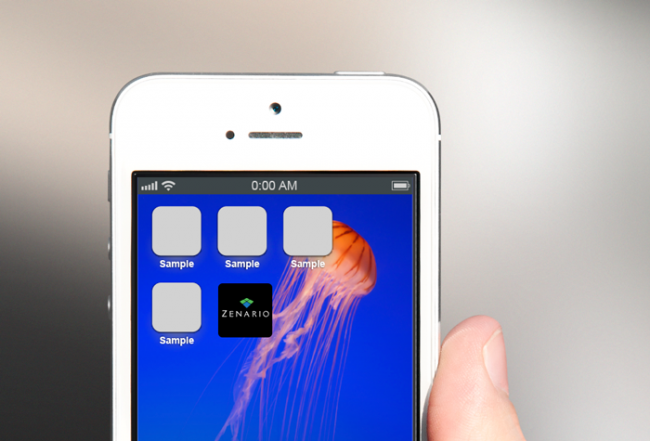 Zenario phone home screen icon
